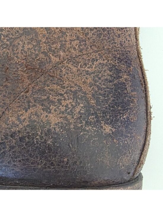 Frye Phillip Chukka Boots Mens US 11.5 D Brown Distressed Roughout Leather FLAW main image 12